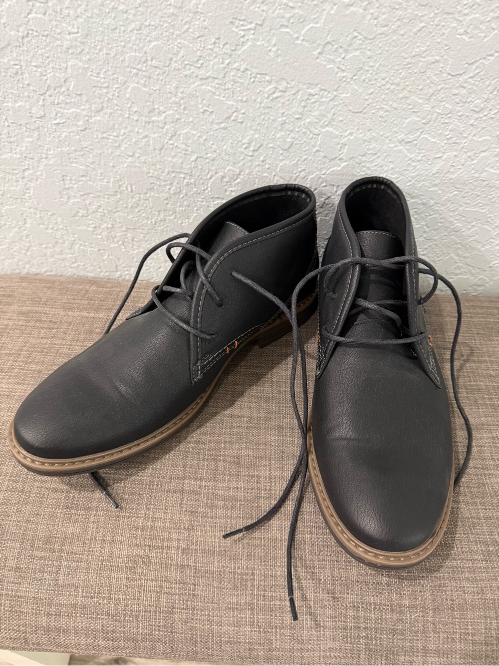 Men's Black Varese Shoes - Classic Lace-Up
